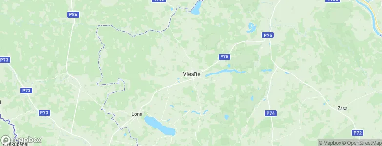 Viesīte, Latvia Map