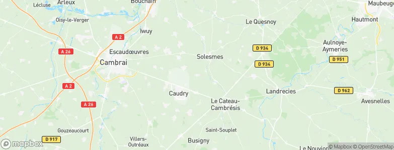 Viesly, France Map