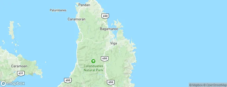 Viga, Philippines Map