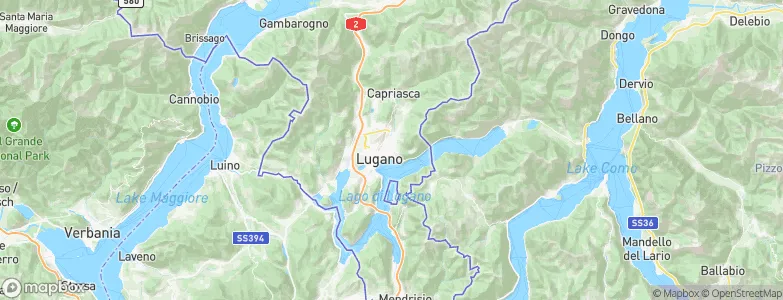 Viganello, Switzerland Map