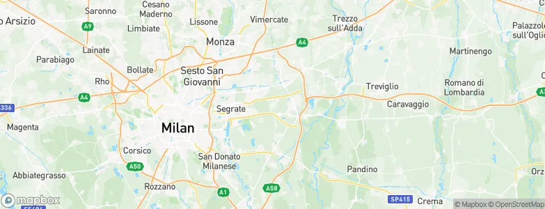 Vignate, Italy Map