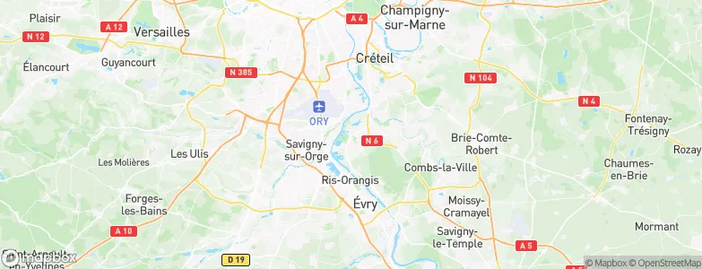Vigneux-sur-Seine, France Map