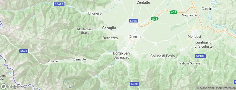 Vignolo, Italy Map