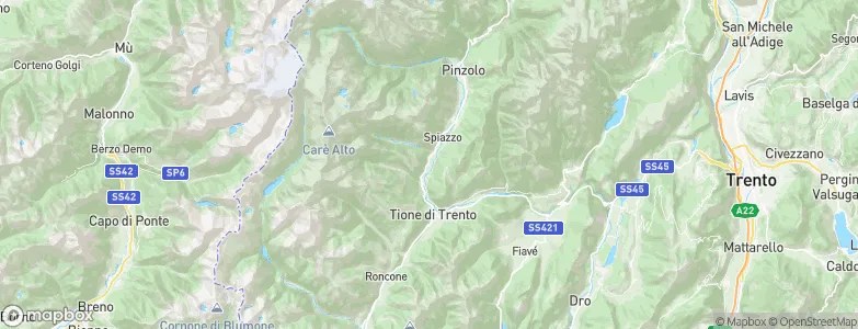 Vigo Rendena, Italy Map