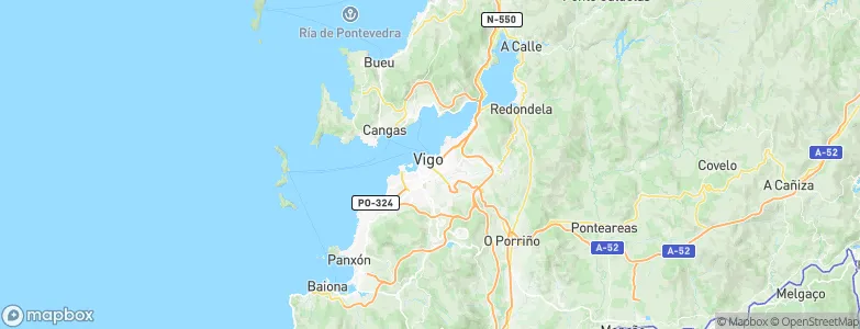 Vigo, Spain Map