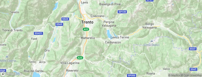 Vigolo Vattaro, Italy Map