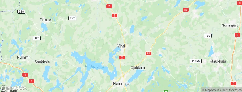 Vihti, Finland Map