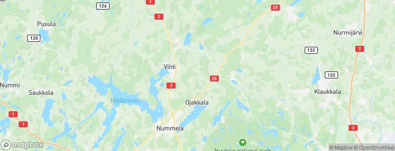 Vihti, Finland Map