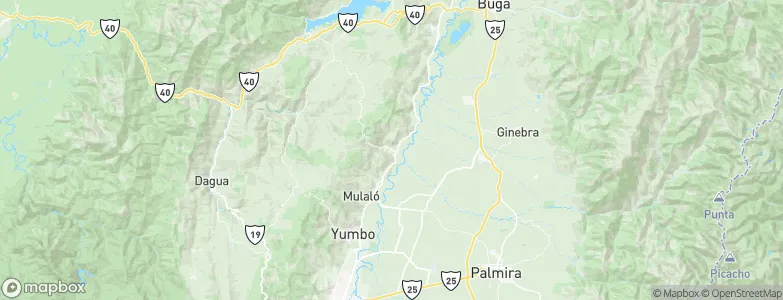 Vijes, Colombia Map