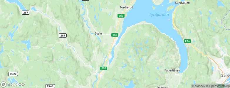 Vikersund, Norway Map