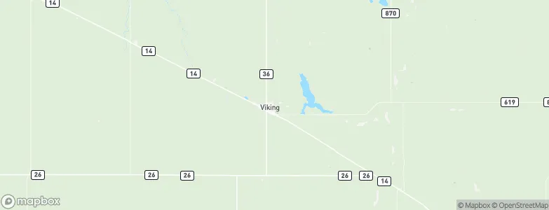 Viking, Canada Map