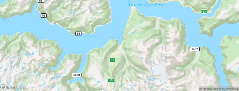 Vikøyri, Norway Map