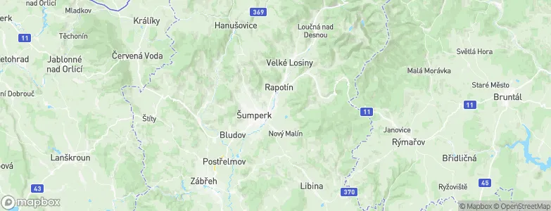 Vikýřovice, Czechia Map