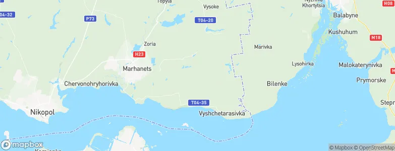 Vil’ne, Ukraine Map