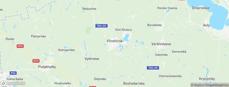 Vil'nohirs'k, Ukraine Map