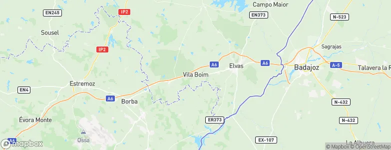 Vila Boim, Portugal Map