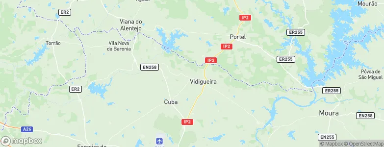 Vila de Frades, Portugal Map