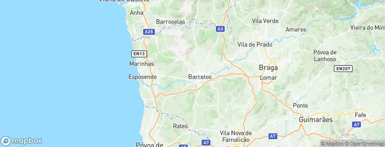 Vila Frescainha, Portugal Map