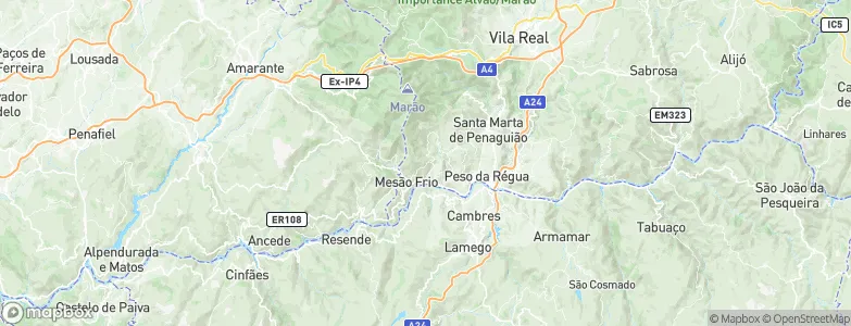 Vila Marim, Portugal Map