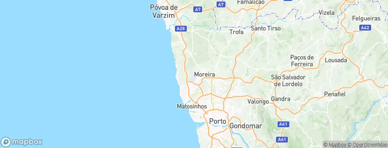 Vila Nova da Telha, Portugal Map