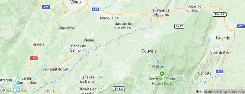Vila Nova de Tazem, Portugal Map
