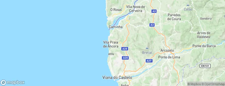 Vila Praia de Âncora, Portugal Map