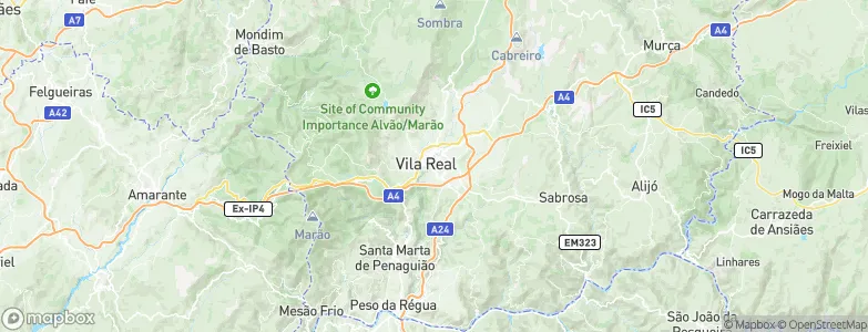 Vila Real (São Pedro), Portugal Map