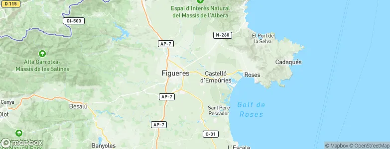 Vila-sacra, Spain Map
