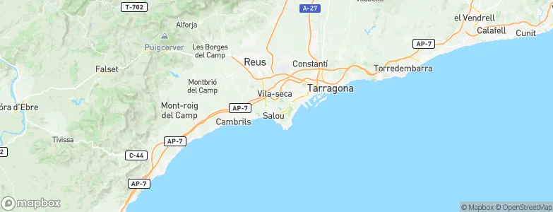 Vila-seca, Spain Map