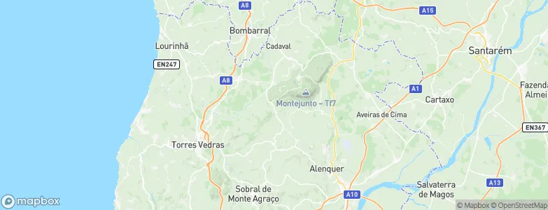 Vila Verde Dos Francos, Portugal Map