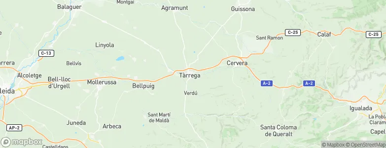Vilagrassa, Spain Map