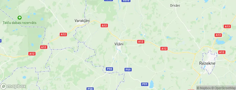 Viļāni, Latvia Map