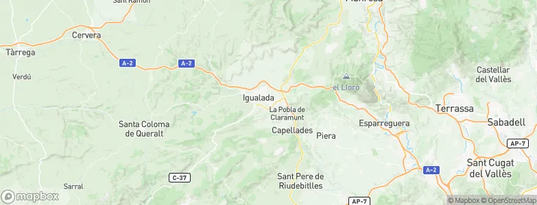 Vilanova del Camí, Spain Map
