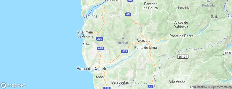 Vilar de Murteda, Portugal Map