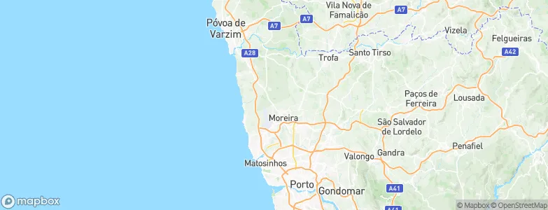 Vilar de Pinheiro, Portugal Map