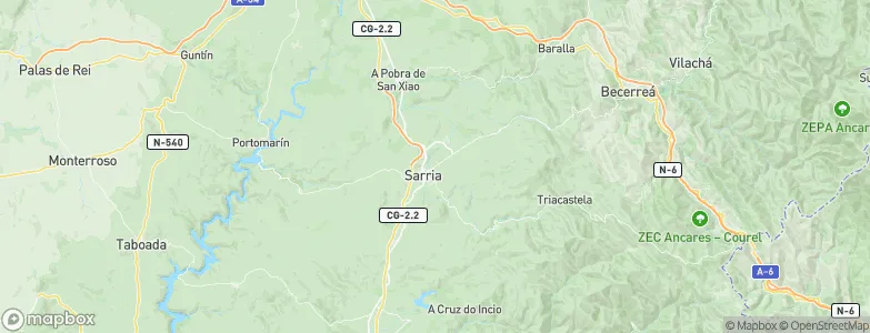 Vilar de Sarria, Spain Map