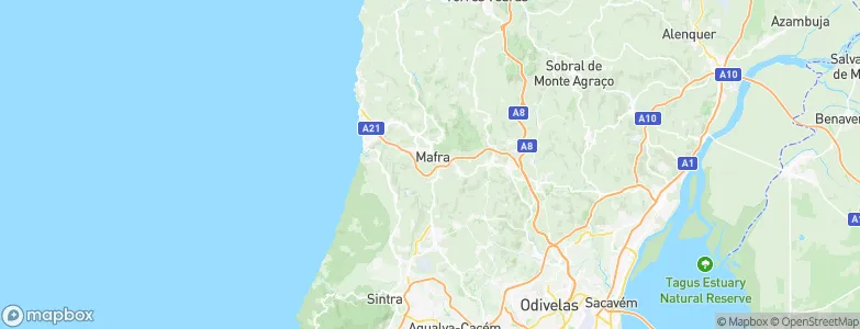 Vilãs, Portugal Map