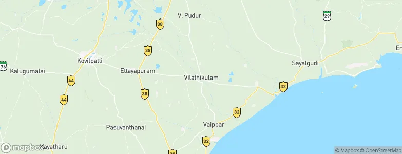 Vilattikulam, India Map