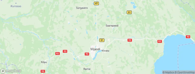 Viljandimaa, Estonia Map