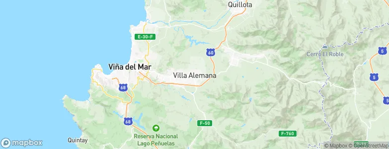 Villa Alemana, Chile Map