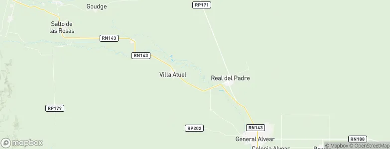 Villa Atuel, Argentina Map