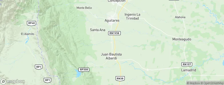 Villa Belgrano, Argentina Map