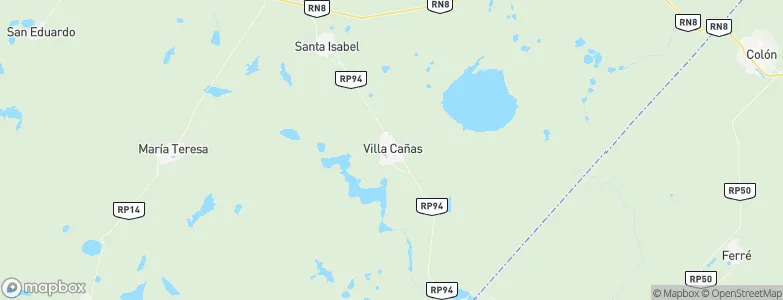 Villa Cañás, Argentina Map