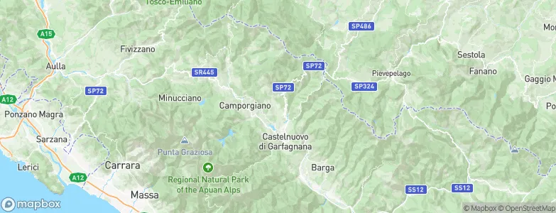Villa Collemandina, Italy Map