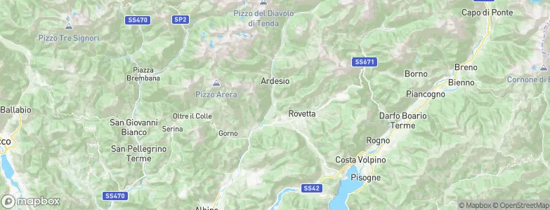 Villa d'Ogna, Italy Map