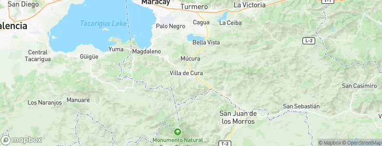 Villa de Cura, Venezuela Map