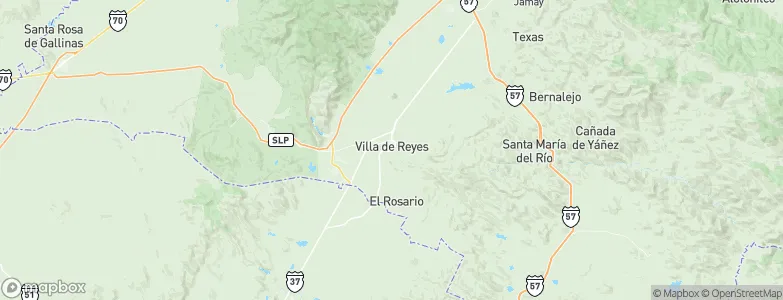 Villa de Reyes, Mexico Map