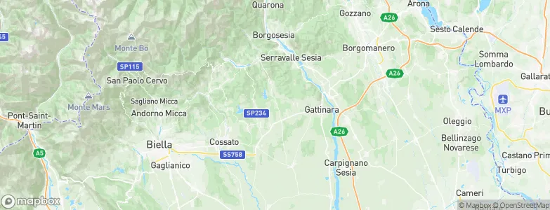 Villa del Bosco, Italy Map