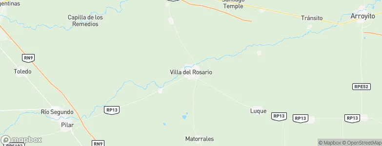 Villa del Rosario, Argentina Map