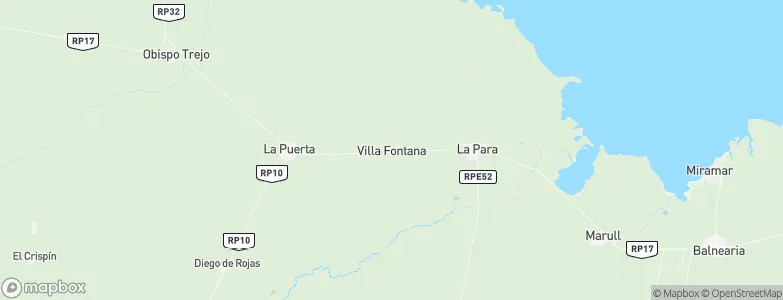 Villa Fontana, Argentina Map